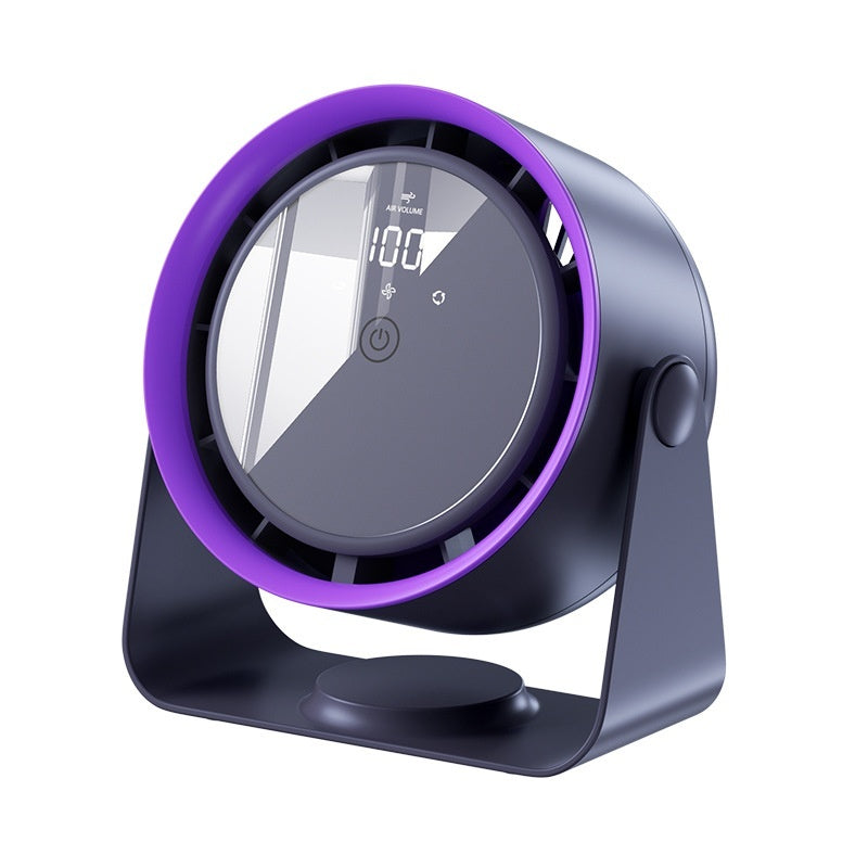 3-In-1 Desktop Air Purifier Fan | Cooling, Circulation & Digital Control
