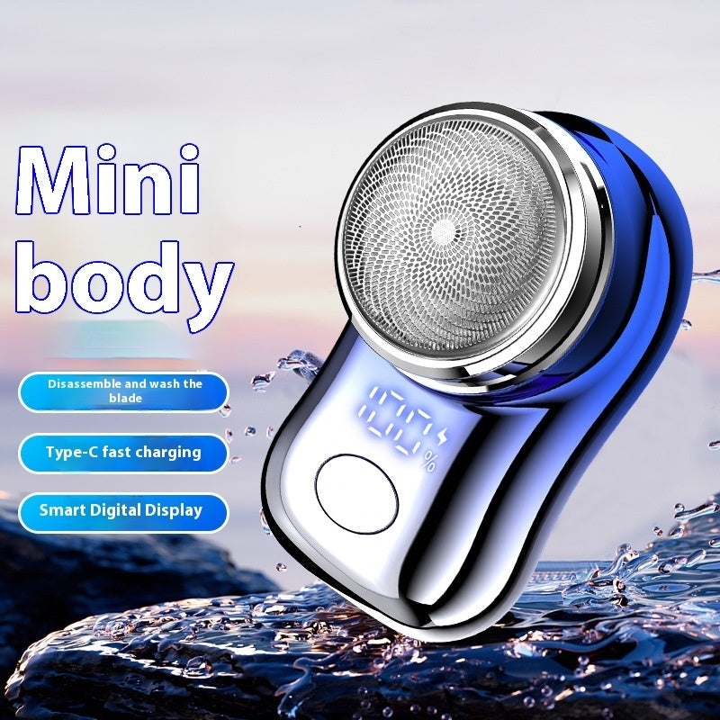 Mini Portable Electric Shaver for Men – USB Rechargeable Cordless Razor, Wet & Dry, Painless Compact Face Shaver